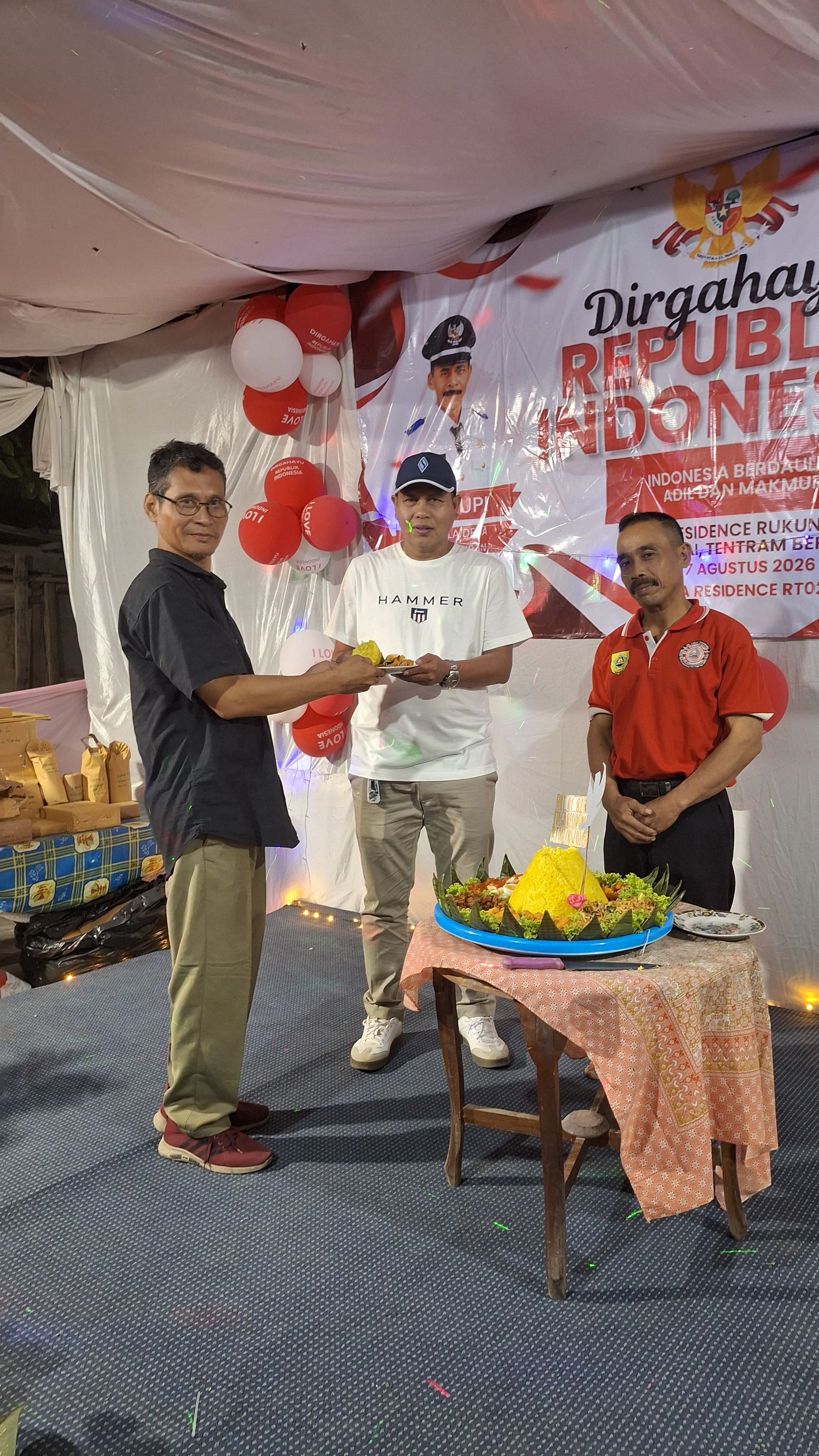 Peringatan HUT RI ke 81.Perum Mega redidence Rt 002/016
